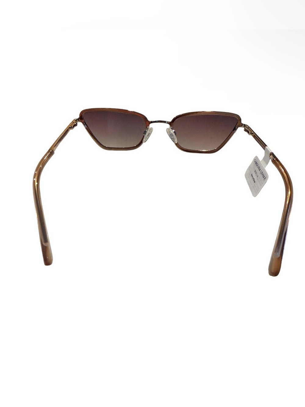 NEW Carolina Lemke Berlin Crystal Rhinestone Twiggy Gold Sunglasses Statement - Picture 10 of 13